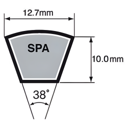courroie-trapezoidal-lisse-spa1060-mitsuboshi-longueur-ext-1078-mm-mesures-