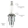 bougie-allumage-ngk-bp5hs-m14-x-125