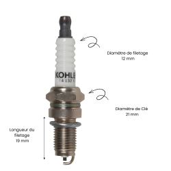 BOUGIE ALLUMAGE KOHLER -...