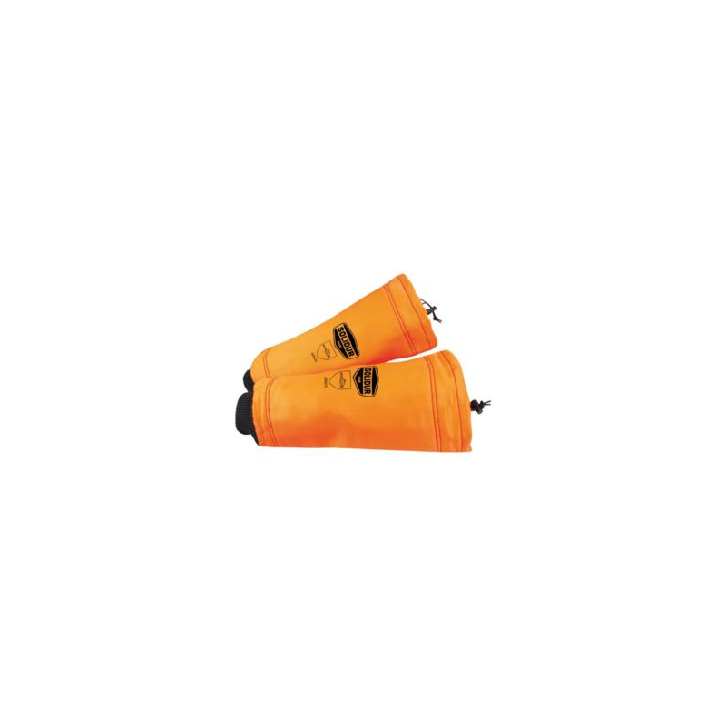 paire-de-manchettes-de-protection-tronconneuse-orange-classe-3