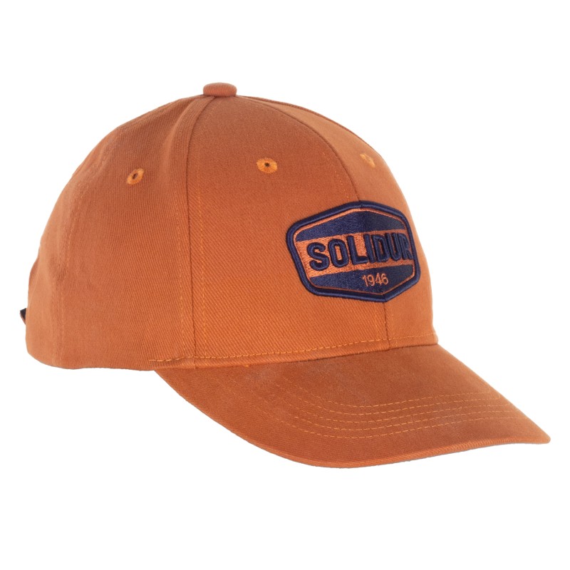 casquette-coton-couleur-terre-battue