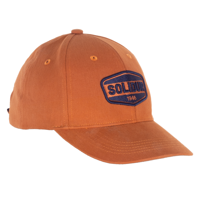 casquette-coton-couleur-terre-battue