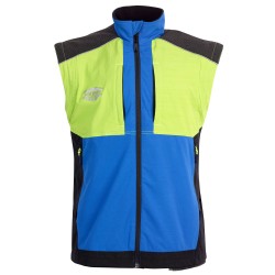 veste-de-travail-jaune-et-bleu-manches-amovibles-elagueur-arboriste-climb