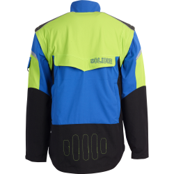 veste-de-travail-jaune-et-bleu-manches-amovibles-elagueur-arboriste-climb