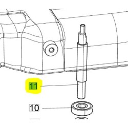 AXE DE LAME L.179.5mm...