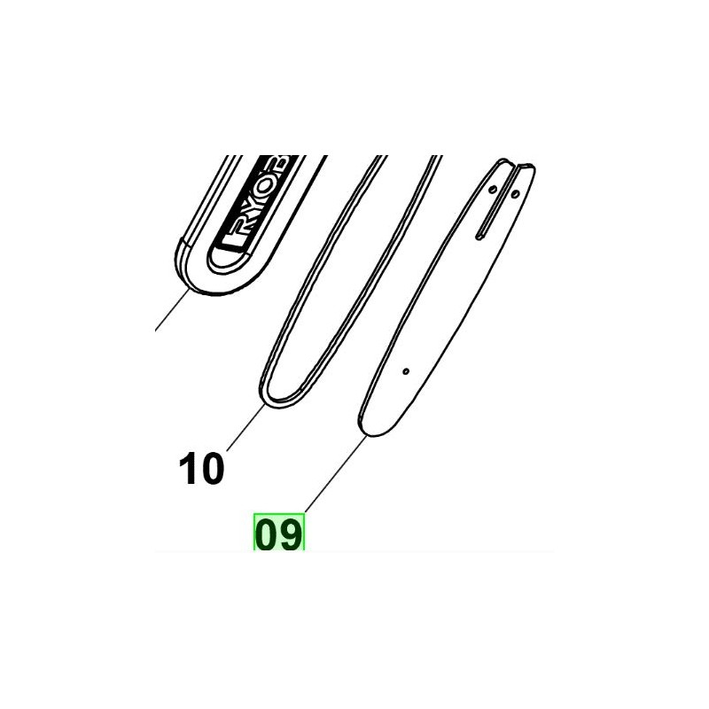 GUIDE CHAINE RYOBI 5131049166