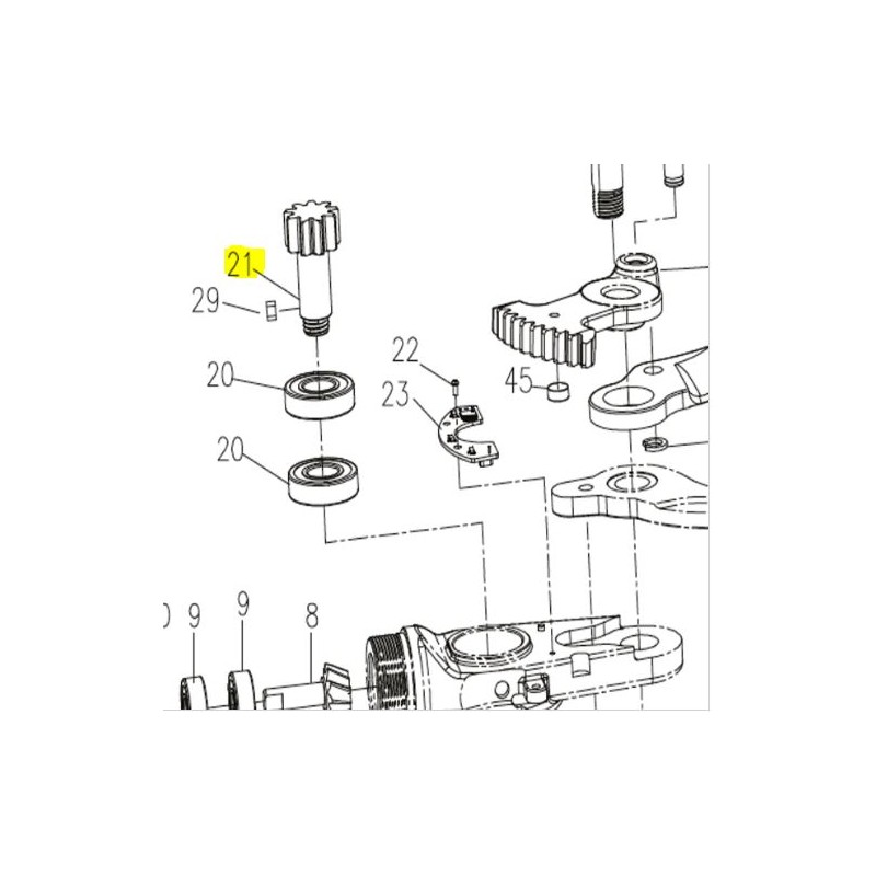 pignon-secateur-batterie-kpc-ks3700-ks-3700-ks370021