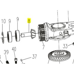 pignon-boitier-reducteur-secateur-batterie-kpc-ks3700-ks-3700-ks370008