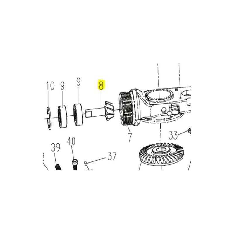 pignon-boitier-reducteur-secateur-batterie-kpc-ks3700-ks-3700-ks370008