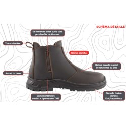 bottines-de-travail-solden-bottes-mi-haute