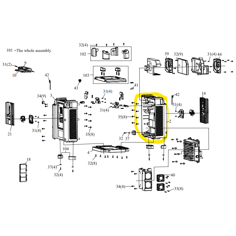 COUVERCLE GAUCHE KRESS 59005456
