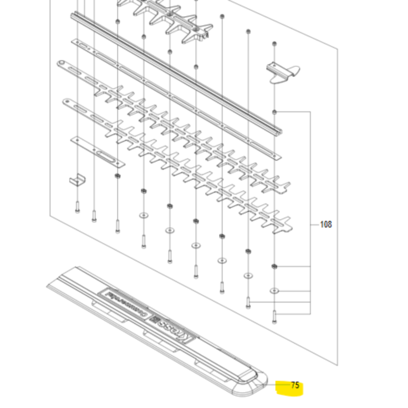 GAINE DE LAME KRESS 59004510 - KC200.9