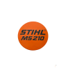 PLAQUE SIGNALETIQUE MS 210 STIHL 11239671510 - 1123-967-1510 - PIECE D'ORIGINE