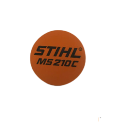 PLAQUE SIGNALETIQUE MS 210 C STIHL 11239671511 - 1123-967-1511 - PIECE D'ORIGINE