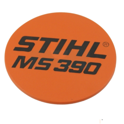 PLAQUE SIGNALETIQUE MS 390 STIHL 11279671502 - 1127-967-1502 - PIECE D'ORIGINE