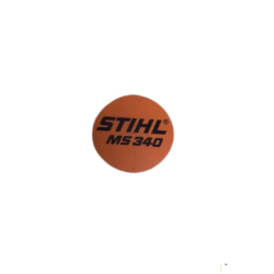 PLAQUE SIGNALETIQUE MS 340 STIHL 11259671504 - 1125-967-1504 - PIECE D'ORIGINE