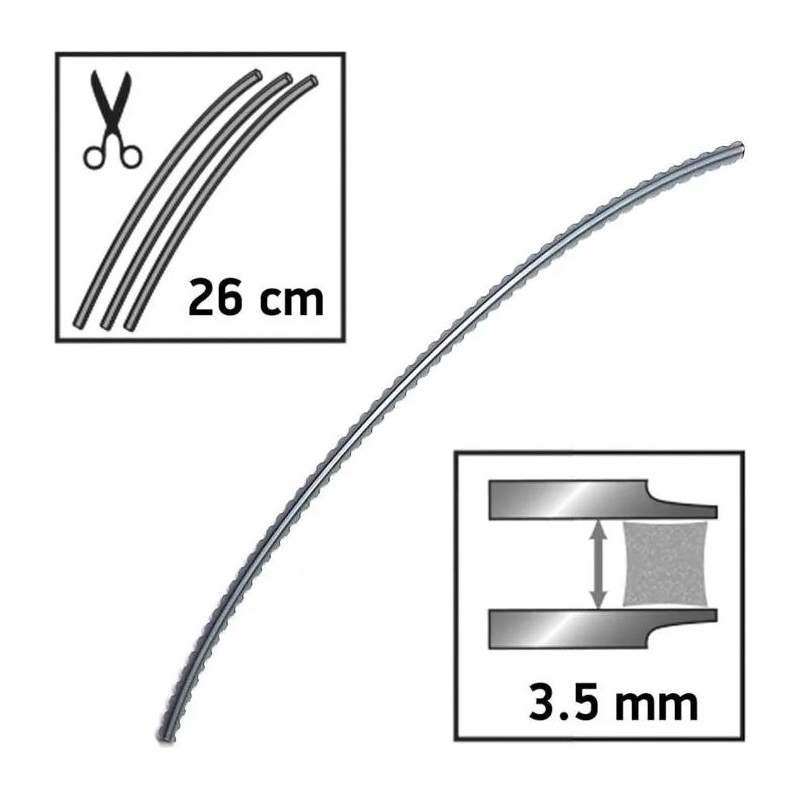 25-brins-de-fil-nylon-debroussailleuse-carre-oregon-flexiblade-diametre-35mm-longueur-26cm-111115e