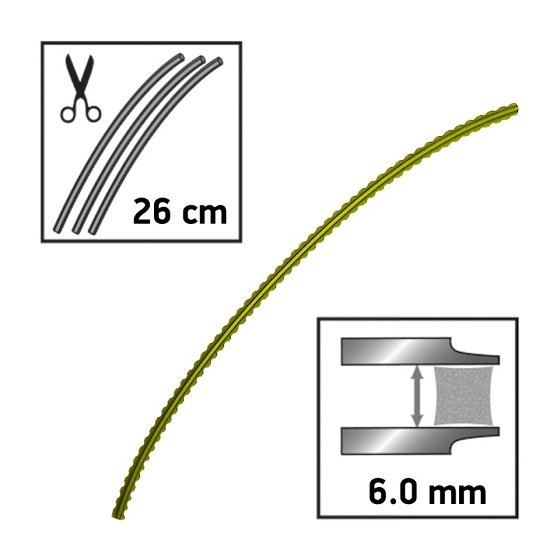 205-brins-de-fil-nylon-debroussailleuse-carre-oregon-techniblade-diametre-60mm-longueur-26cm-525243