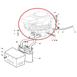 moteur-complet-honda-gcv530-bi-cylindre-15hp-eclatee