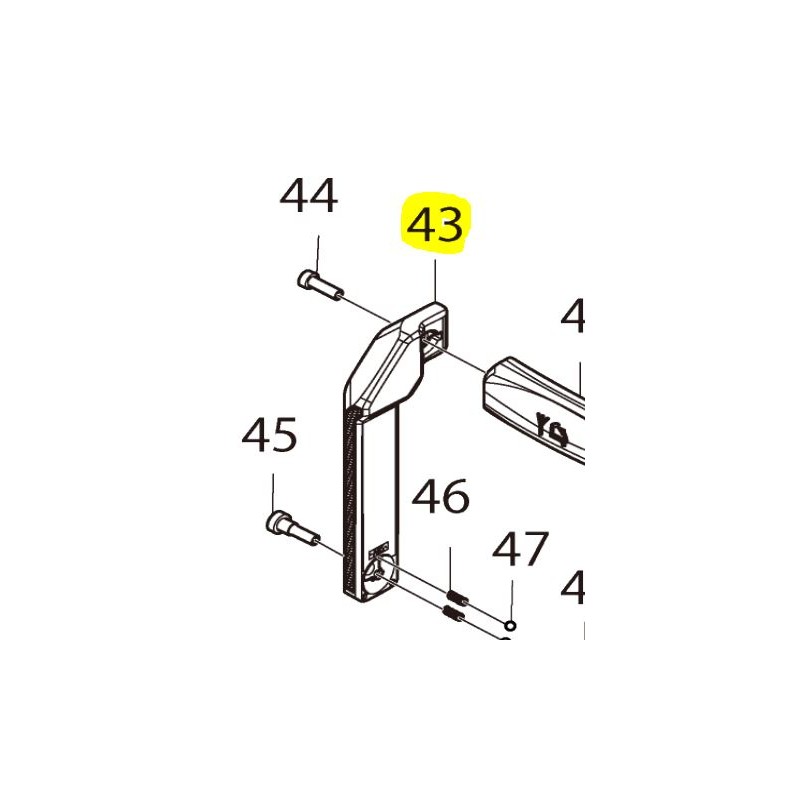 poignee-gauche-makita-dolmar-se00000714