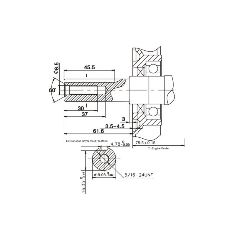 MOTEUR COMPLET LONCIN AXE HORIZONTAL G200FD - G 200 FD - 196 CM3 - AXE 19.05MM X 62 MM