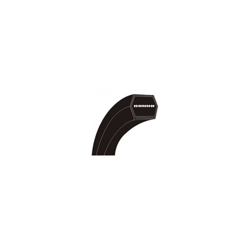 courroie-lisse-hexagonale-bb126-mitsuboshi-section-17x13mm-longueur-3315mm