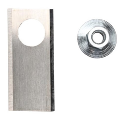KIT 9 LAMES ET ECROUS ROBOT TONDEUSE HONDA MIIMO 72511VP7915 - 72511-VP7-915 - HRM250 - HRM3000 - HRM310 - HRM500 - HRM520