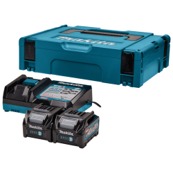 pack-energie-makita-191v15-1-2-batteries-bl4020-20-ah-chargeur-standard-dc40rc-makpac-type-2-xgt-40v-max
