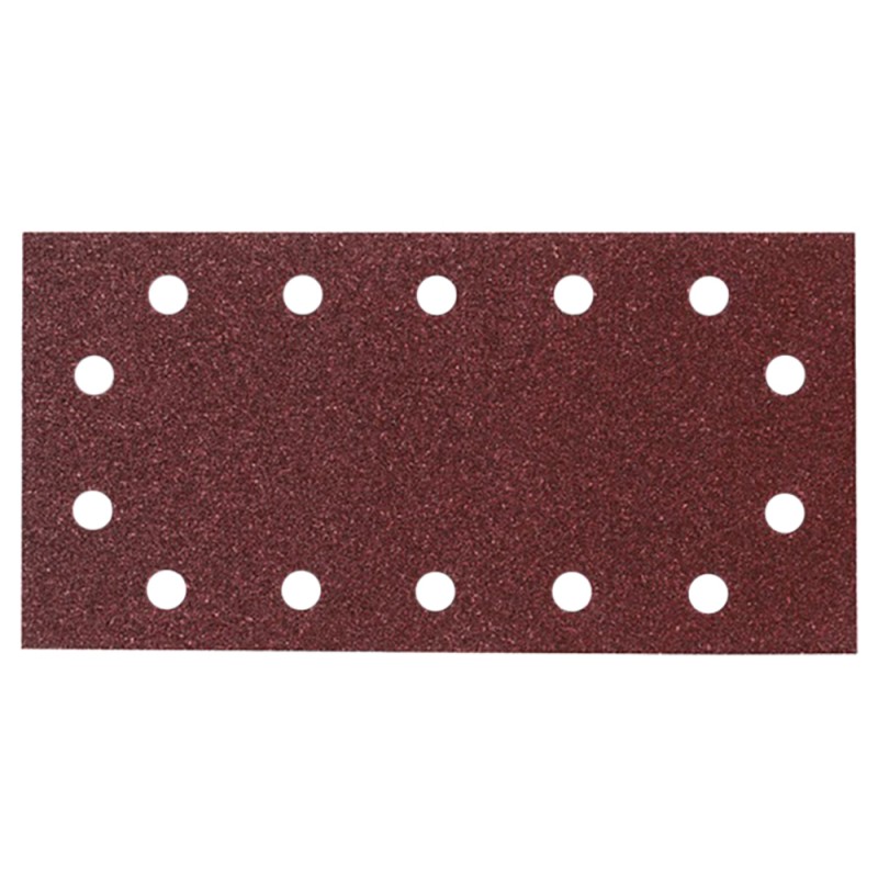 FEUILLE RECT 5+5+2+2 BOIS/MÉT 115X280MM G240 (X10) MAKITA - DOLMAR P-33071