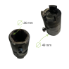 ACCOUPLEMENT FRAISE ARRIERE MOTOCULTEUR RINALDI R2 - GRILLO - 020.065 - 020065 - XR2 020.065