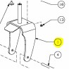 support-de-roue-jaune-zero-turn-cub-cadet-mtd-603-05020acy-603-05020-603-05020-cy