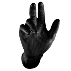 gants-nitriles-noir-grip-ecailles-de-poisson-boite-de-50-grippaz