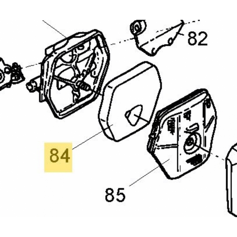 filtre-a-air-tronconneuse-mtd-09263436-yd2500-16307