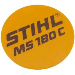 PLAQUE MATRICULE MS180C STIHL 11309671509 - 1130-967-1509