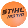 PLAQUE MATRICULE MS170 STIHL 11309671504 - 1130-967-1504 - 11309671507