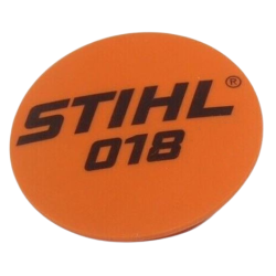 PLAQUE SIGNALETIQUE 018 STIHL 11309671501 - 1130-967-1501