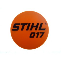 PLAQUE MATRICULE 017 STIHL 11309671500 - 1130-967-1500