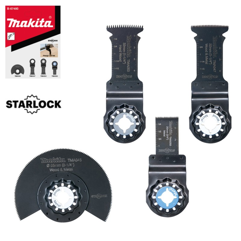 kit-bois-metal-starlock-4pcs-tma045-047-053-058-makita-dolmar-b-67480