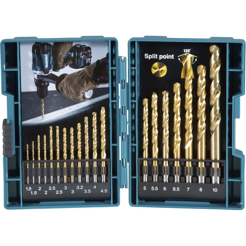 coffret-19-forets-metal-hss-tin-makita-dolmar-b-67795