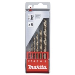 coffret-6-forets-metal-hss-co-makita-dolmar-d-57168