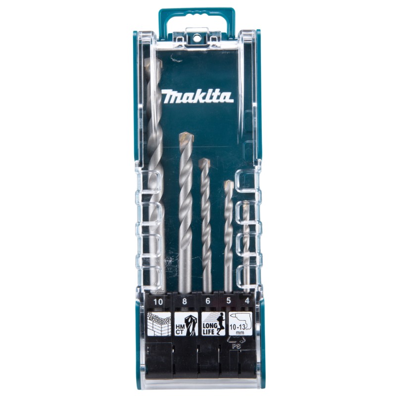 coffret-5-forets-beton-cylindrique-makita-dolmar-e-11536