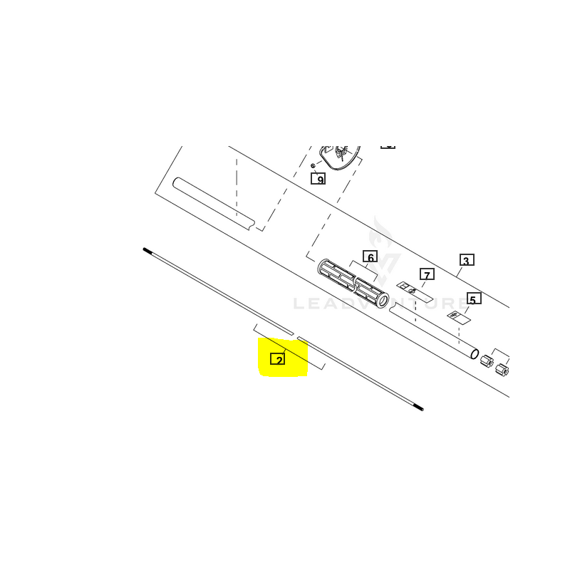 AXE-TRANS-ECHO - SHINDAIWA-C504000500