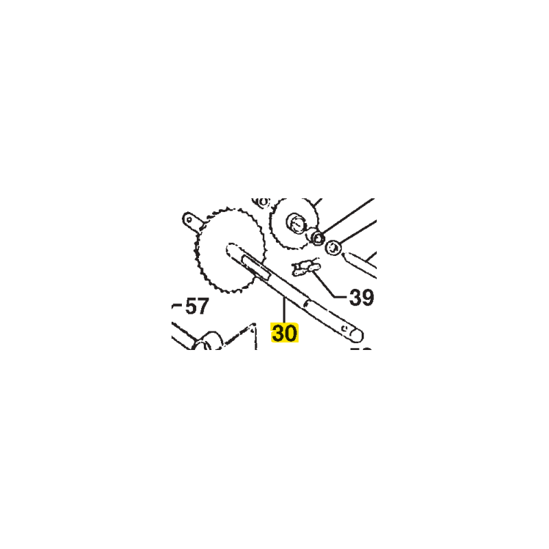 ARBRE ROUE PUB L PUBERT - STAUB - OLEO MAC 5504000001 - 16030013