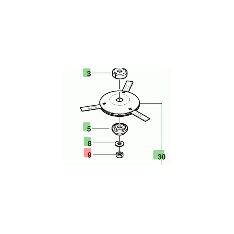 ecrou-hex-makita-dolmar-300020223