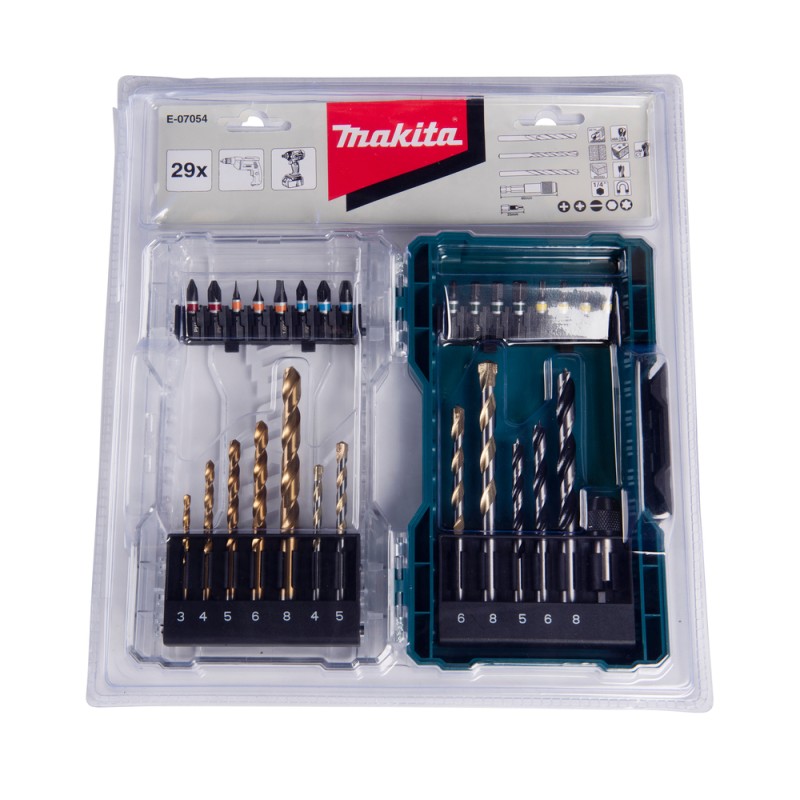 coffret-percage-vissage-29-pcs-makita-dolmar-e-07054