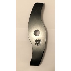 Lame courbée débroussailleuse ronce 2 dents, 280mm, alésage 25,4 mm