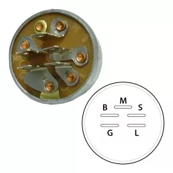 CONTACTEUR A CLE ELECTROLUX 506558701 - 506917101 - 532125104