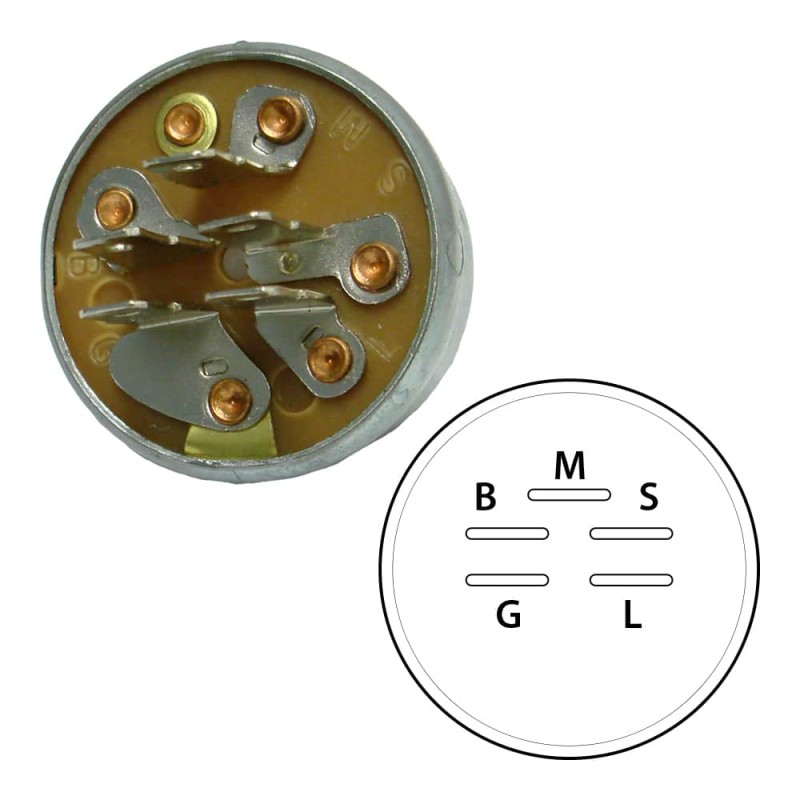 CONTACTEUR A CLE ELECTROLUX 506558701 - 506917101 - 532125104