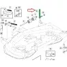 Fusée de roue de jauge avant droit John Deere AM131288, 48C, 54C, 62C