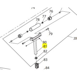 support-de-roulette-makita-dolmar-jm23600035